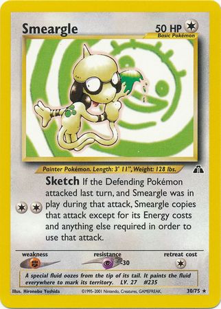 Smeargle (30/75) [Neo Discovery Unlimited] | Play N Trade Winnipeg