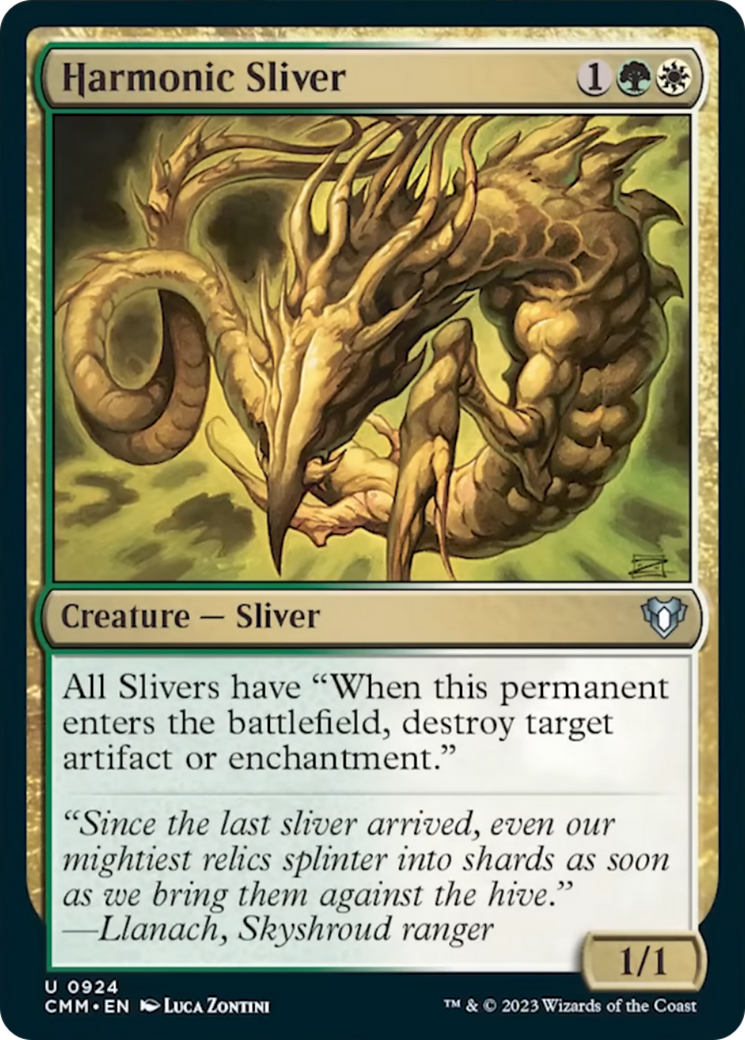 Harmonic Sliver [Commander Masters] | Play N Trade Winnipeg