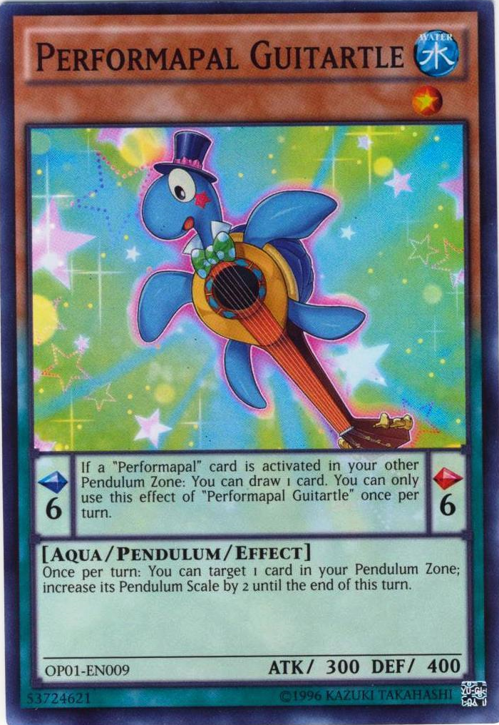 Performapal Guitartle [OP01-EN009] Super Rare | Play N Trade Winnipeg