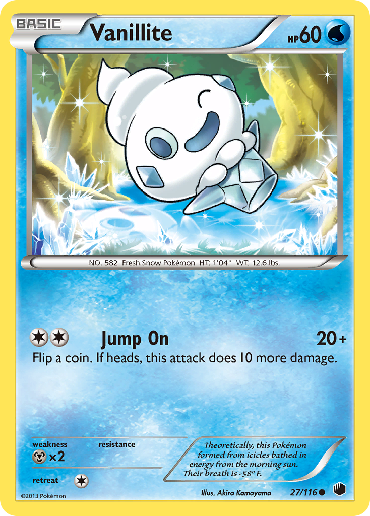 Vanillite (27/116) [Black & White: Plasma Freeze] | Play N Trade Winnipeg