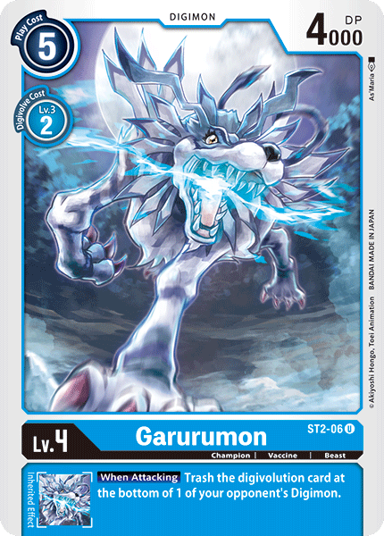 Garurumon [ST2-06] [Starter Deck: Cocytus Blue Promos] | Play N Trade Winnipeg