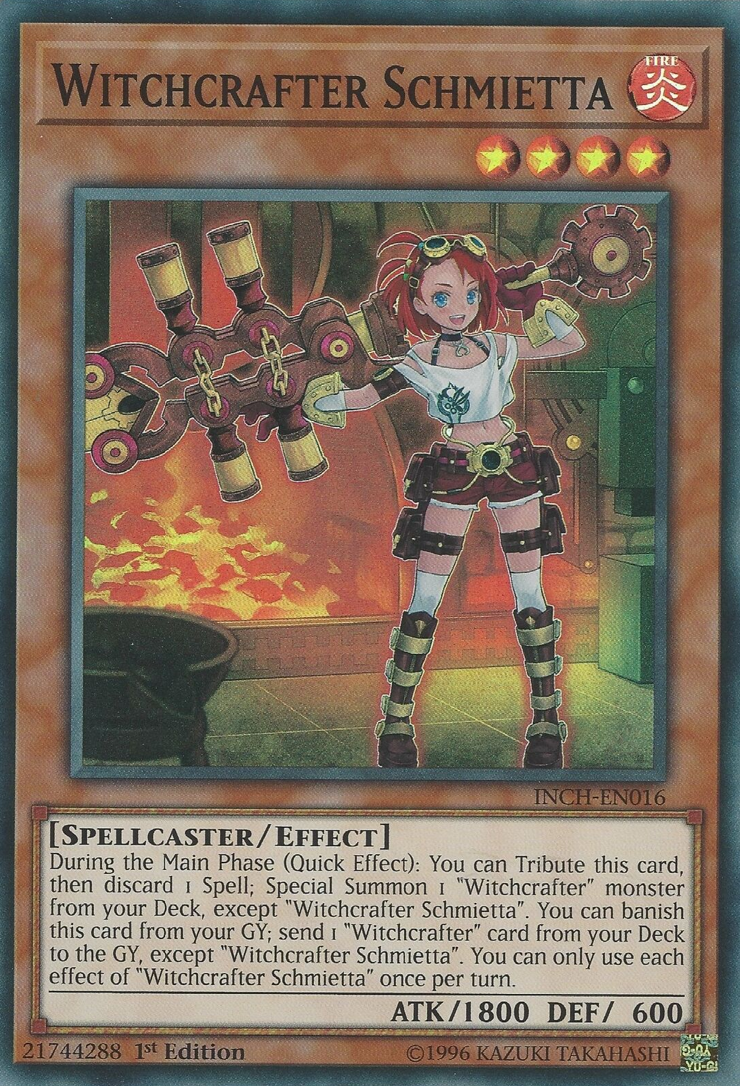 Witchcrafter Schmietta [INCH-EN016] Super Rare | Play N Trade Winnipeg
