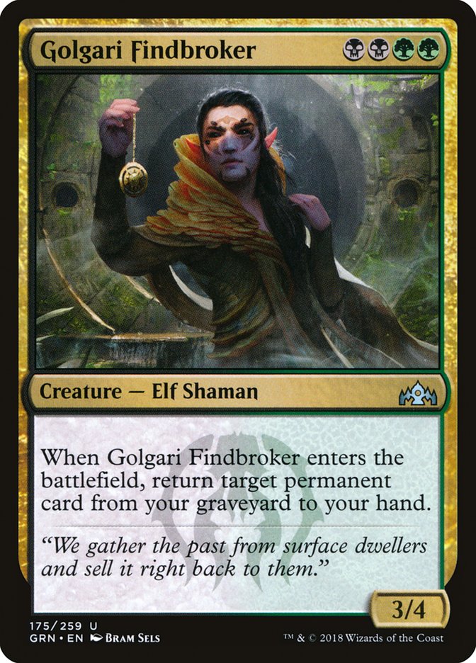 Golgari Findbroker [Guilds of Ravnica] | Play N Trade Winnipeg