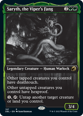 Saryth, the Viper's Fang [Innistrad: Double Feature] | Play N Trade Winnipeg