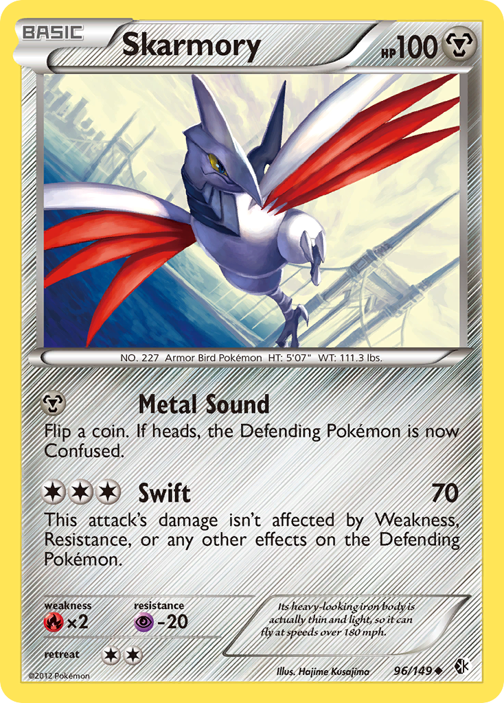 Skarmory (96/149) [Black & White: Boundaries Crossed] | Play N Trade Winnipeg