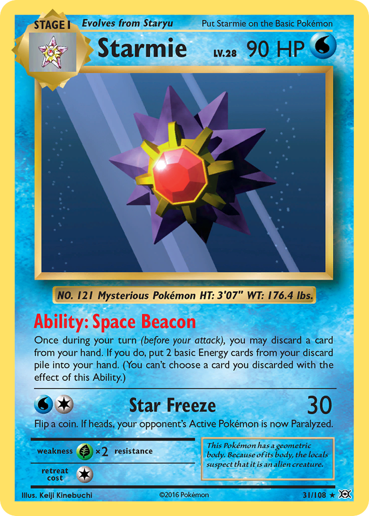 Starmie (31/108) [XY: Evolutions] | Play N Trade Winnipeg