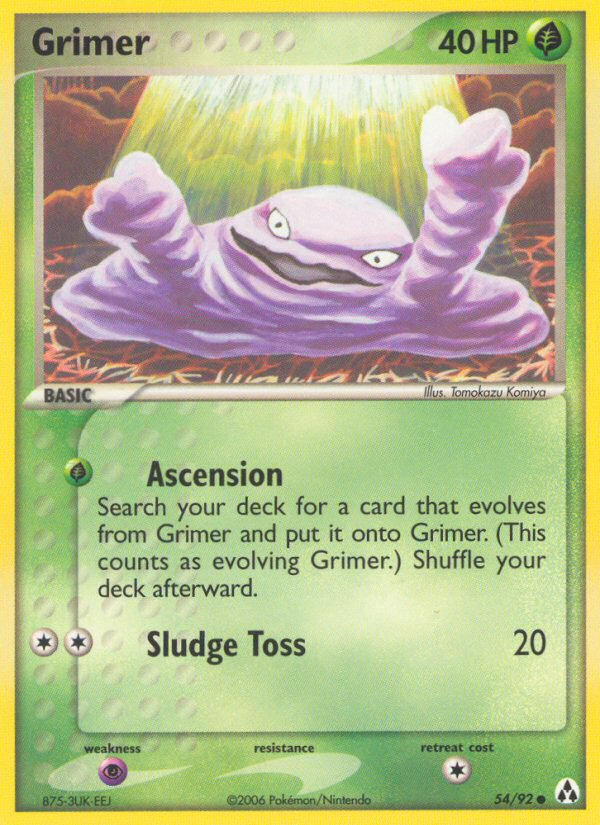 Grimer (54/92) [EX: Legend Maker] | Play N Trade Winnipeg