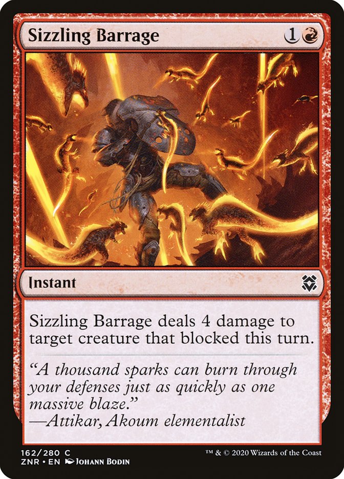 Sizzling Barrage [Zendikar Rising] | Play N Trade Winnipeg