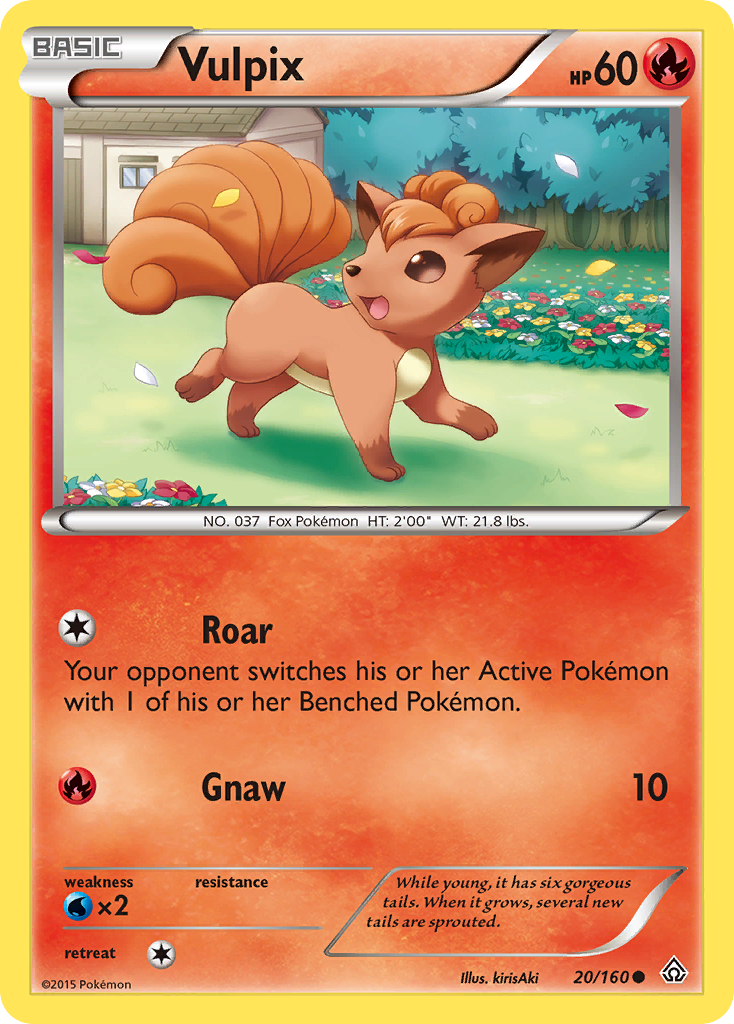 Vulpix (20/160) [XY: Primal Clash] | Play N Trade Winnipeg