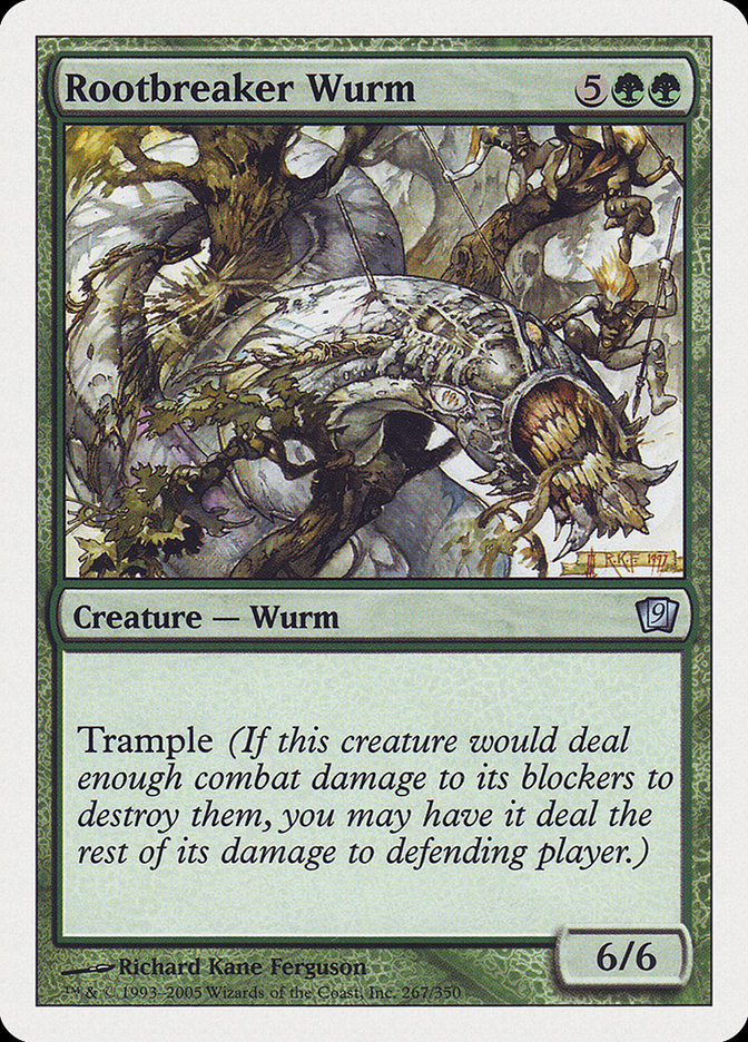 Rootbreaker Wurm [Ninth Edition] | Play N Trade Winnipeg