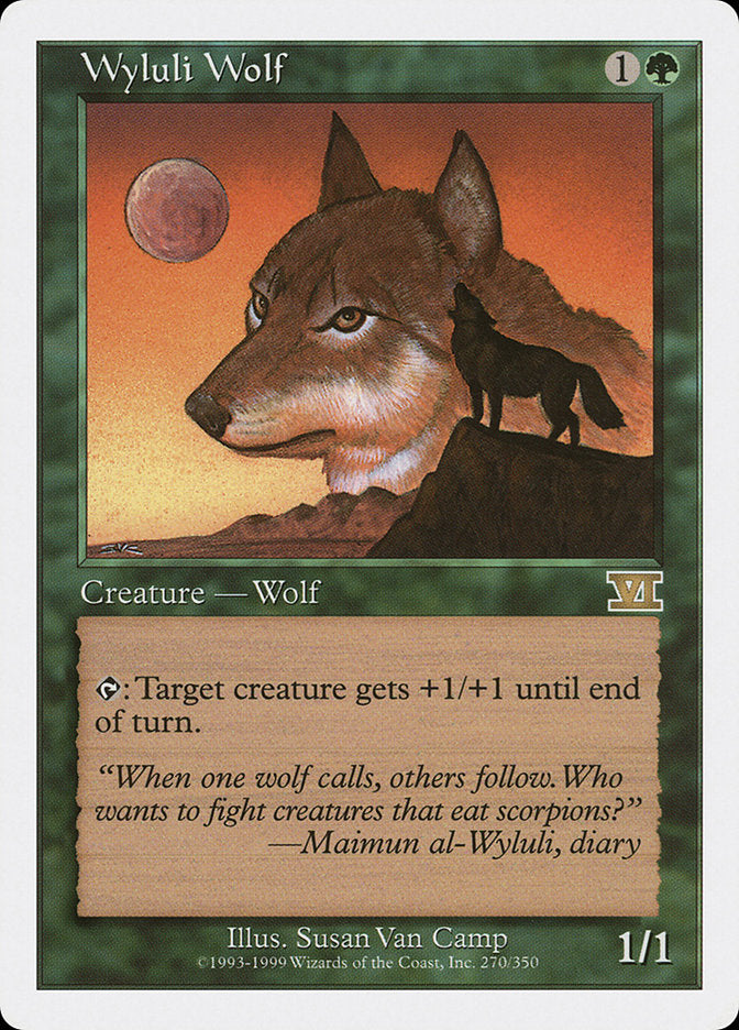 Wyluli Wolf [Classic Sixth Edition] | Play N Trade Winnipeg