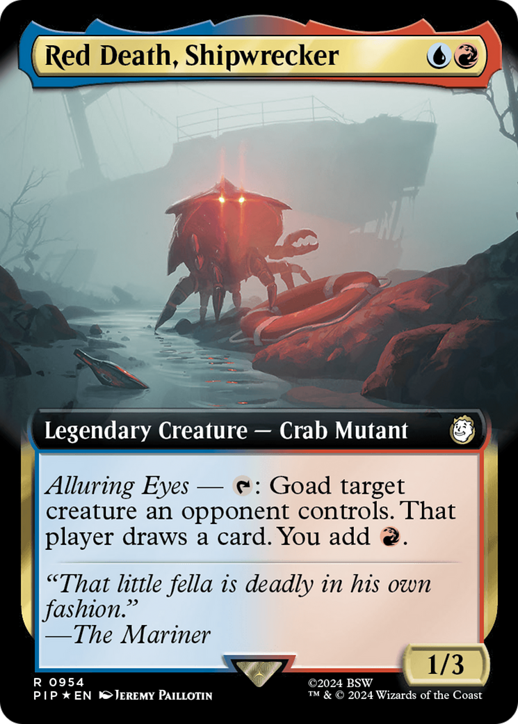 Red Death, Shipwrecker (Extended Art) (Surge Foil) [Fallout] | Play N Trade Winnipeg