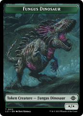 Fungus Dinosaur // Gnome Soldier Double-Sided Token [The Lost Caverns of Ixalan Tokens] | Play N Trade Winnipeg