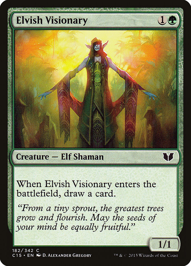Elvish Visionary [Commander 2015] | Play N Trade Winnipeg