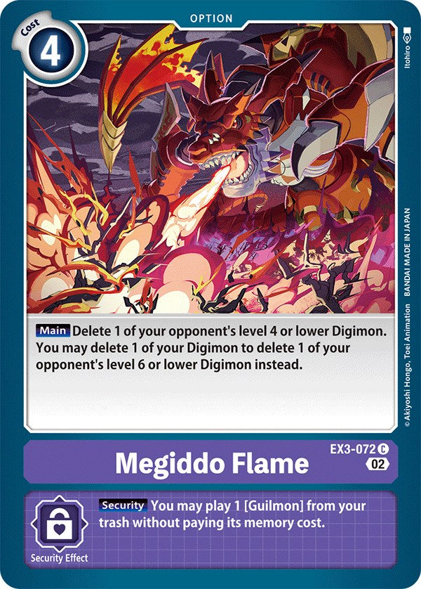 Megiddo Flame [EX3-072] [Draconic Roar] | Play N Trade Winnipeg