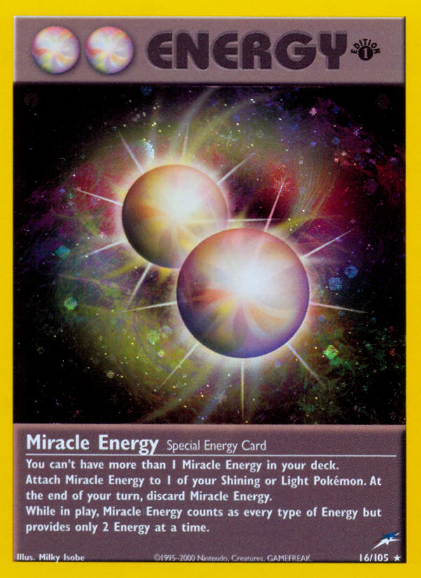 Miracle Energy (16/105) [Neo Destiny 1st Edition] | Play N Trade Winnipeg