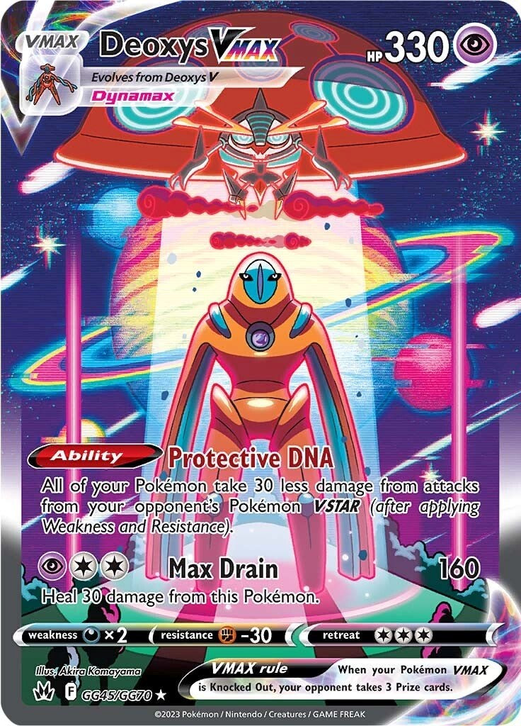 Deoxys VMAX (GG45/GG70) [Sword & Shield: Crown Zenith] | Play N Trade Winnipeg