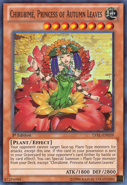 Chirubime, Princess of Autumn Leaves [LVAL-EN039] Super Rare | Play N Trade Winnipeg