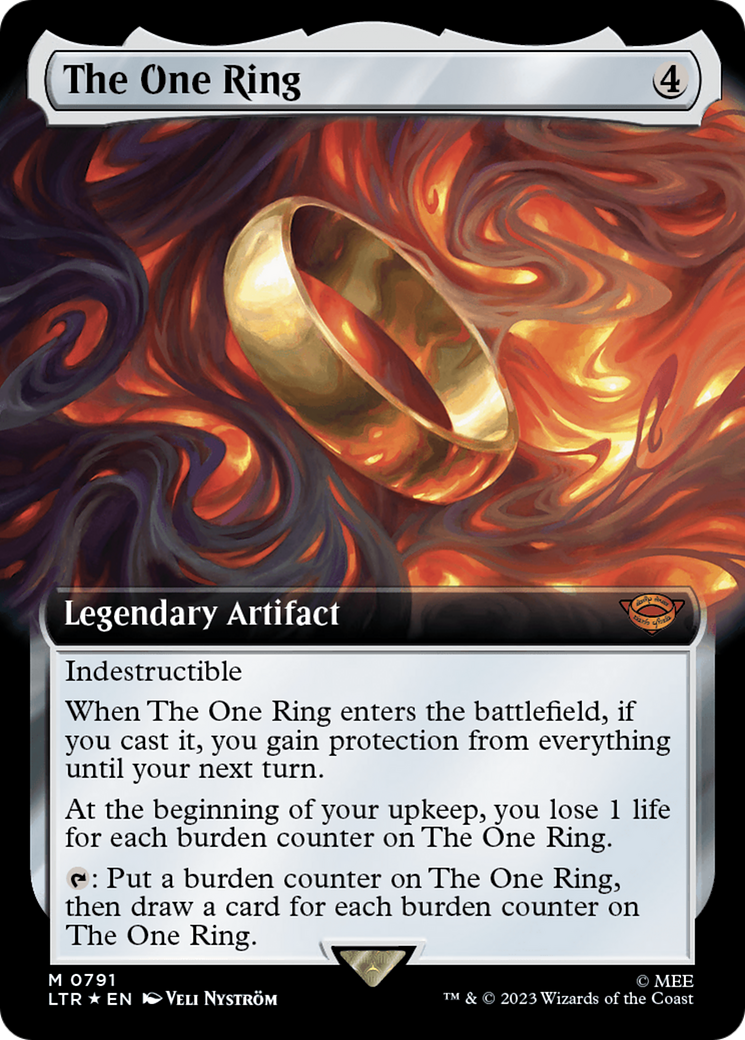 The One Ring (Extended Art) (Surge Foil) [The Lord of the Rings: Tales of Middle-Earth] | Play N Trade Winnipeg