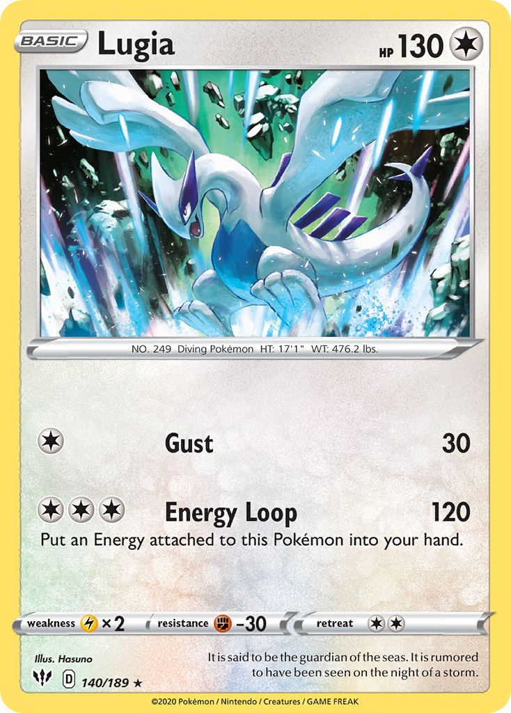 Lugia (140/189) [Sword & Shield: Darkness Ablaze] | Play N Trade Winnipeg