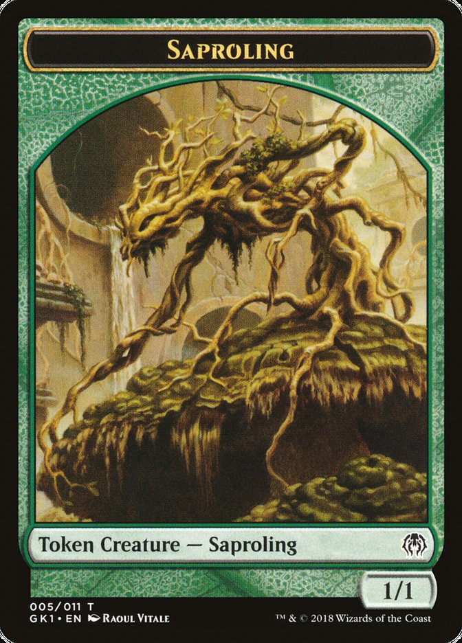 Saproling // Insect [Guilds of Ravnica Guild Kit Tokens] | Play N Trade Winnipeg