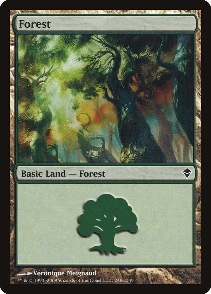 Forest (248a) [Zendikar] | Play N Trade Winnipeg