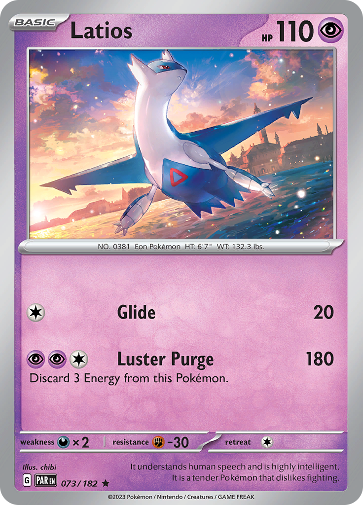 Latios (073/182) [Scarlet & Violet: Paradox Rift] | Play N Trade Winnipeg