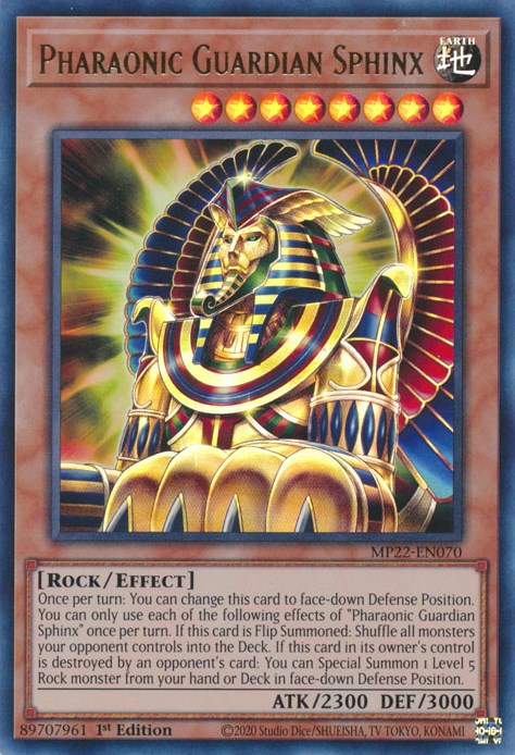 Pharaonic Guardian Sphinx [MP22-EN070] Ultra Rare | Play N Trade Winnipeg