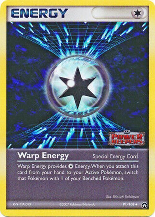 Warp Energy (91/108) (Stamped) [EX: Power Keepers] | Play N Trade Winnipeg