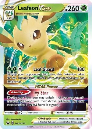 Leafeon VSTAR (SWSH195) [Sword & Shield: Black Star Promos] | Play N Trade Winnipeg