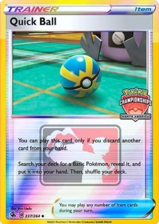 Quick Ball (237/264) (North America Championships Promo) [Sword & Shield: Fusion Strike] | Play N Trade Winnipeg