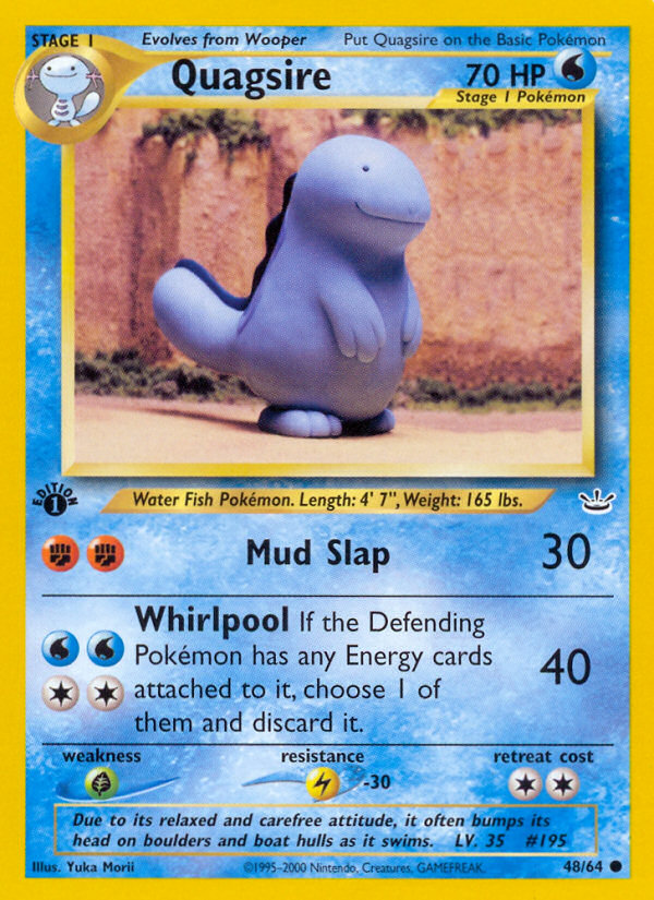 Quagsire (48/64) [Neo Revelation 1st Edition] | Play N Trade Winnipeg