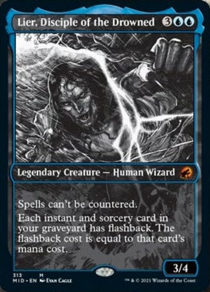Lier, Disciple of the Drowned (Showcase Eternal Night) [Innistrad: Midnight Hunt] | Play N Trade Winnipeg