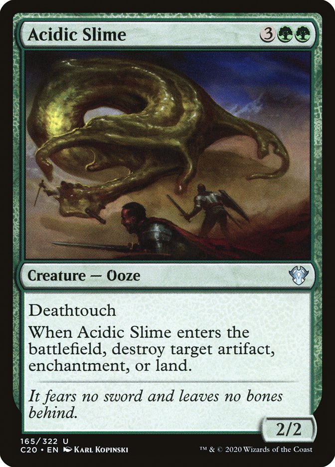 Acidic Slime [Commander 2020] | Play N Trade Winnipeg