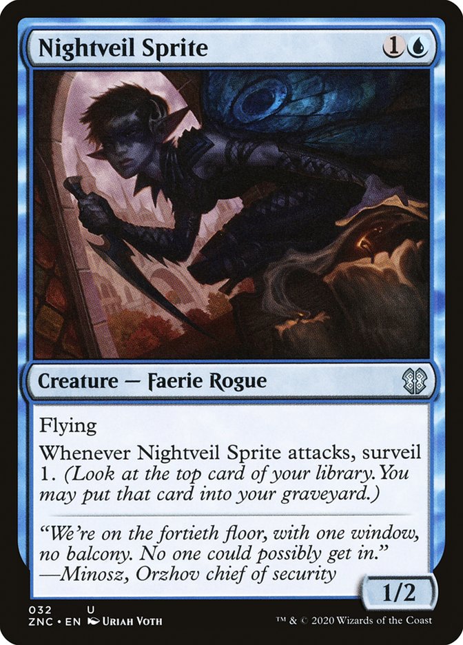 Nightveil Sprite [Zendikar Rising Commander] | Play N Trade Winnipeg