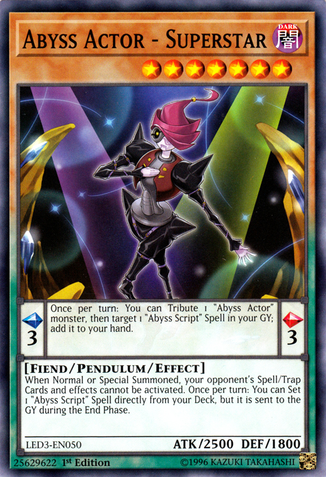 Abyss Actor - Superstar [LED3-EN050] Common | Play N Trade Winnipeg