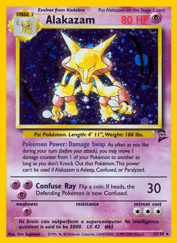 Alakazam (1/130) [Base Set 2] | Play N Trade Winnipeg