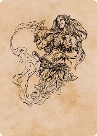 Djinni Windseer (Showcase) Art Card [Dungeons & Dragons: Adventures in the Forgotten Realms Art Series] | Play N Trade Winnipeg