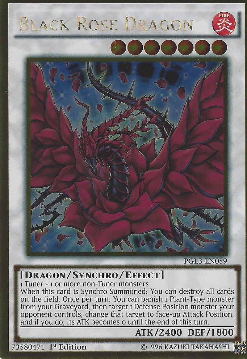 Black Rose Dragon [PGL3-EN059] Gold Rare | Play N Trade Winnipeg