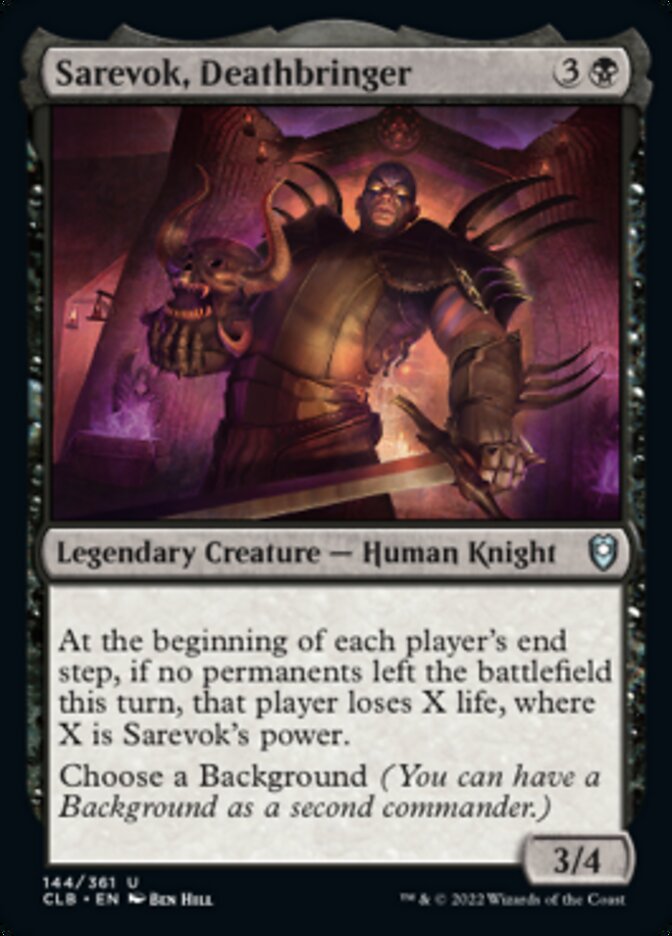 Sarevok, Deathbringer [Commander Legends: Battle for Baldur's Gate] | Play N Trade Winnipeg