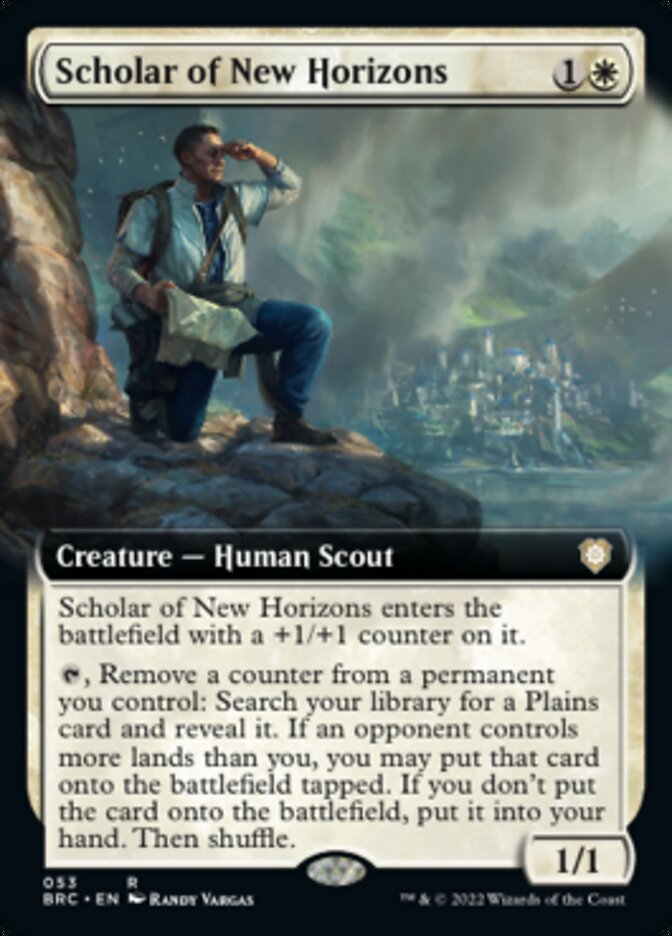 Scholar of New Horizons (Extended Art) [The Brothers' War Commander] | Play N Trade Winnipeg