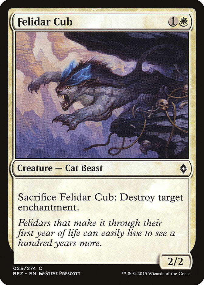 Felidar Cub [Battle for Zendikar] | Play N Trade Winnipeg