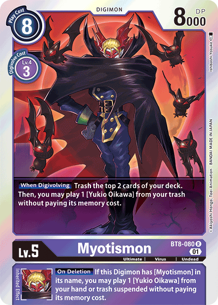 Myotismon [BT8-080] [New Awakening] | Play N Trade Winnipeg