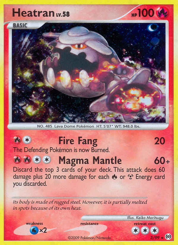 Heatran (3/99) [Platinum: Arceus] | Play N Trade Winnipeg