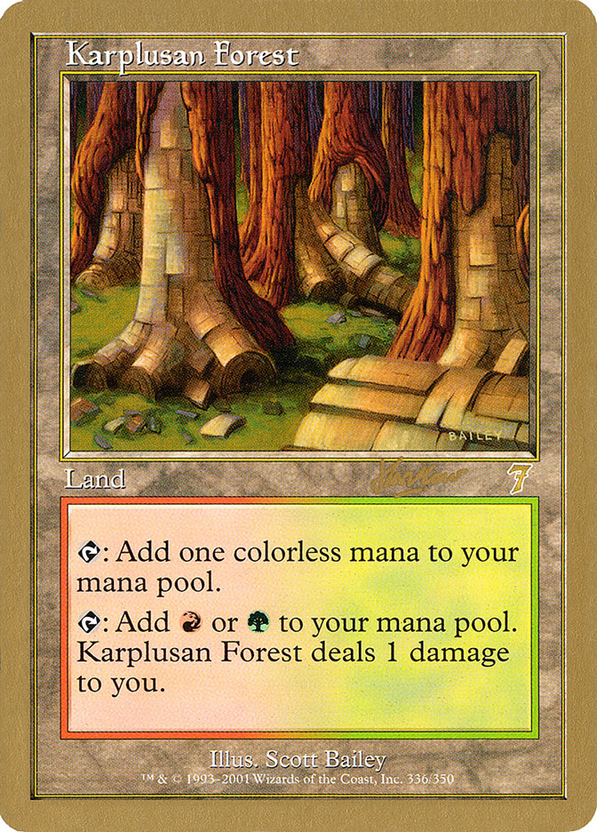 Karplusan Forest (Sim Han How) [World Championship Decks 2002] | Play N Trade Winnipeg