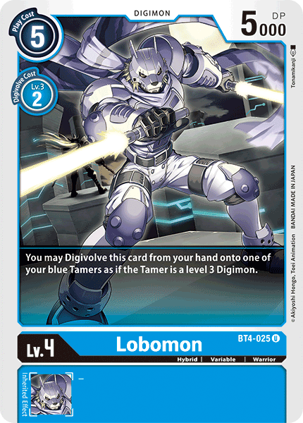 Lobomon [BT4-025] [Great Legend] | Play N Trade Winnipeg