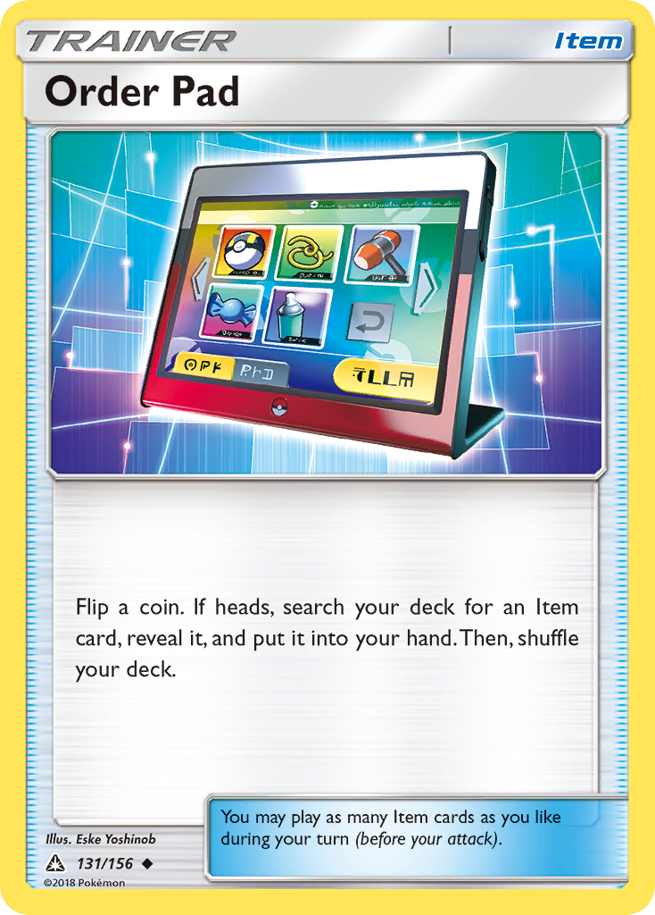 Order Pad (131/156) [Sun & Moon: Ultra Prism] | Play N Trade Winnipeg