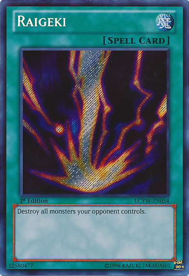 Raigeki [LCYW-EN054] Secret Rare | Play N Trade Winnipeg