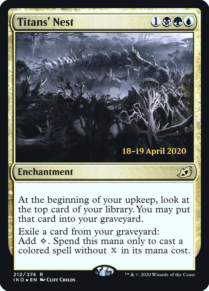 Titans' Nest  [Ikoria: Lair of Behemoths Prerelease Promos] | Play N Trade Winnipeg