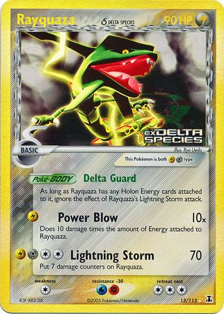 Rayquaza (13/113) (Delta Species) (Stamped) [EX: Delta Species] | Play N Trade Winnipeg